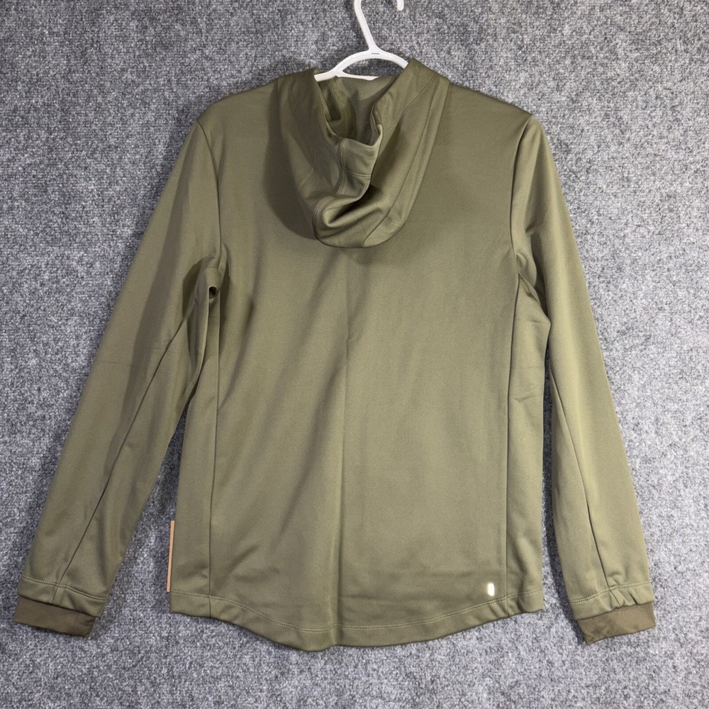 NWT NOBULL Women's Soft Shell Zip Up Jacket - Small - Army Green - Picture 9 of 11